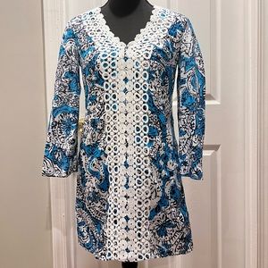 Lily Pulitzer Womens Mini Dress Longsleeve Size XS